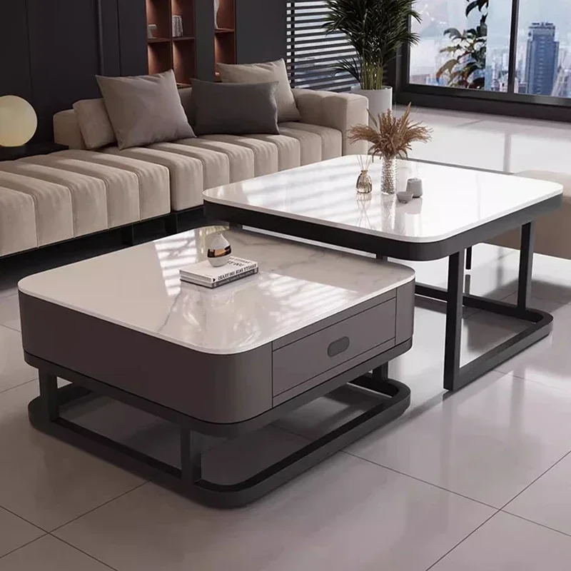 Coffee Table Modern Living Room Center Low Tea Computer Desk Desks Simple Table Vanitty Tocador Side Hall White Serving Sofa New