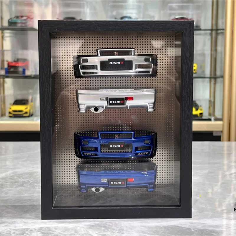 1:18 Scale Nissan R34 Honda S2000 Bumper Photo Frame Simulation Limited Edition Metal Static Display Car Model Gift Collection