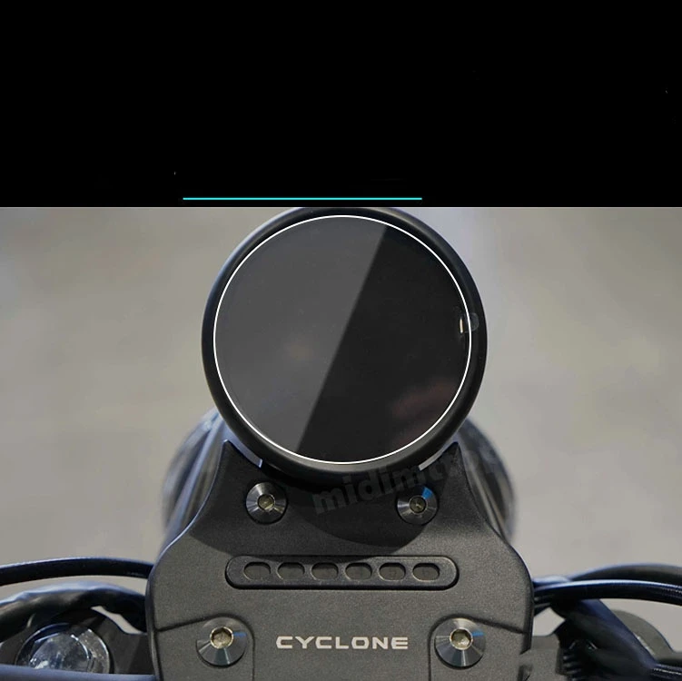 Film d'instrument de Protection de tableau de bord d'écran de groupe de rayure de moto pour Cyclone RA2