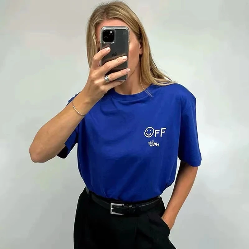 

Летние футболки с круглым вырезом и карманами для без времени, свободные хлопковые повседневные футболки унисекс с короткими рукавами, новинка 2025 года, милые забавные рубашки