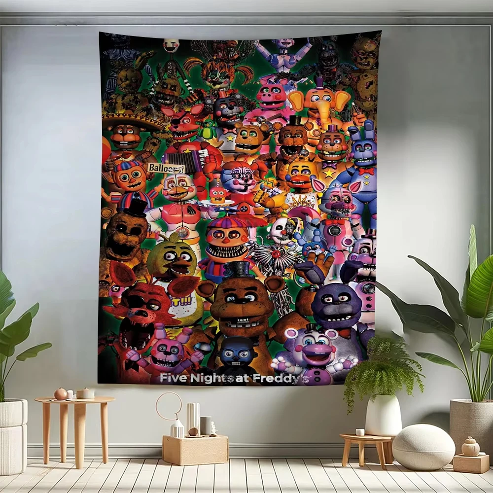 Fnaf Five-Nights-At-Freddys Hanging Tapestry Cheap Hippie Wall Hanging Bohemian Wall Tapestries Mandala Wall Hanging Home Decor