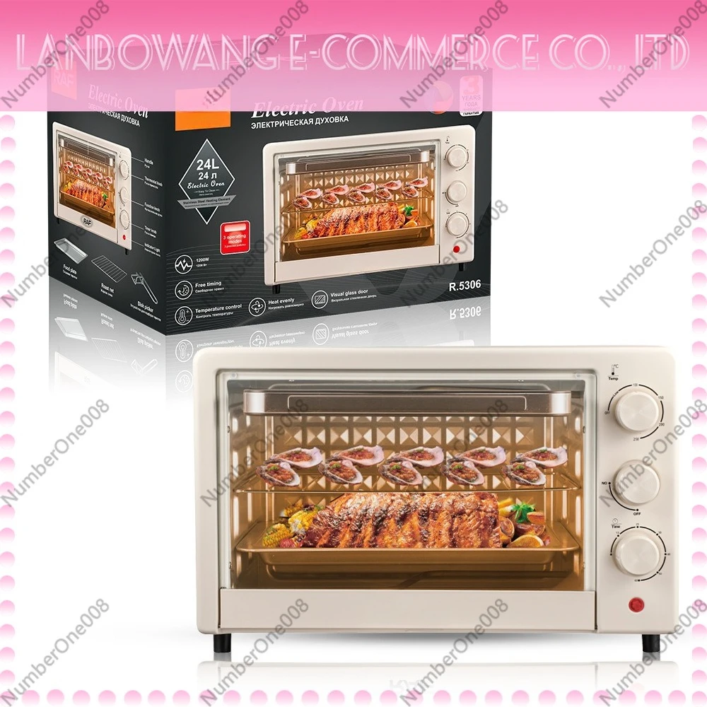 Foreign Trade US Standard Household Oven Small Double Layer Multifunctional Intelligent Electric Oven Baking Roaster