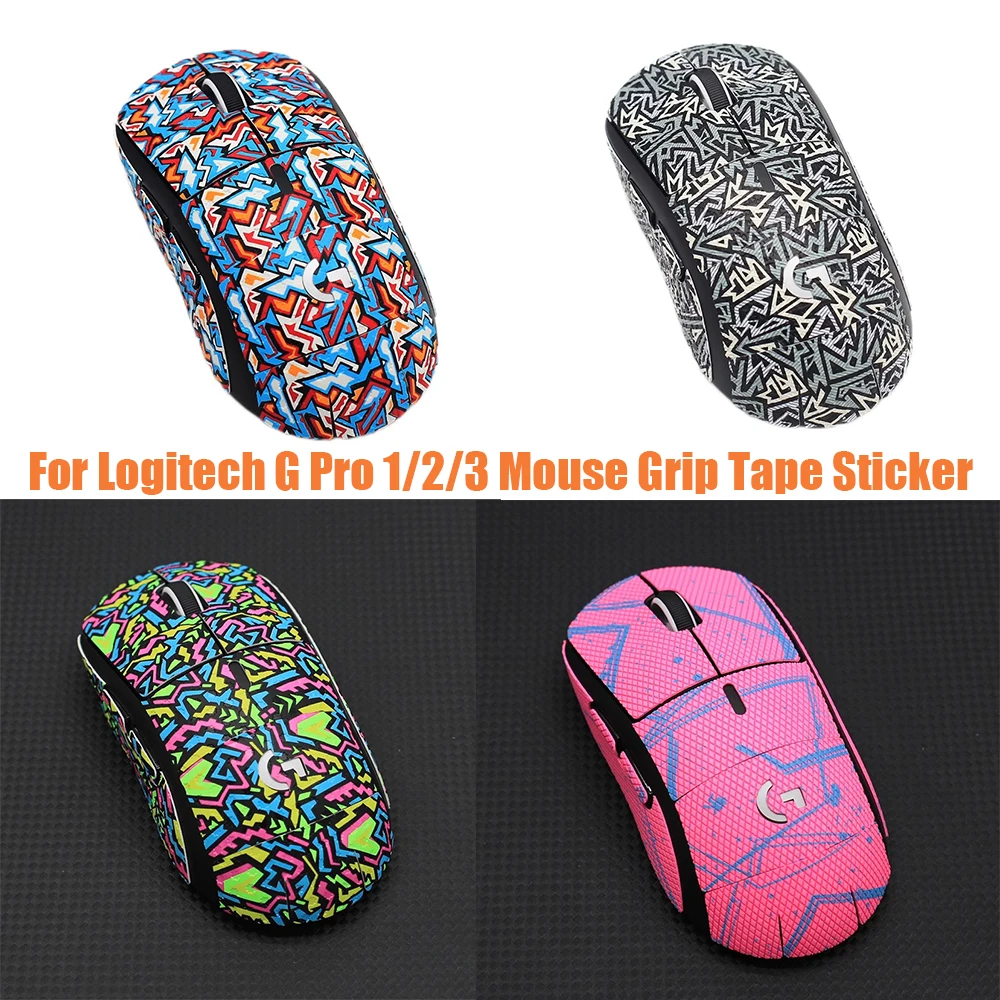

For Logitech G Pro 1/2/3 Mouse Grip Tape Skate Sticker Non Slip Suck Sweat Mouse Anti-Slip Wireless Mouse Sticker Superlight