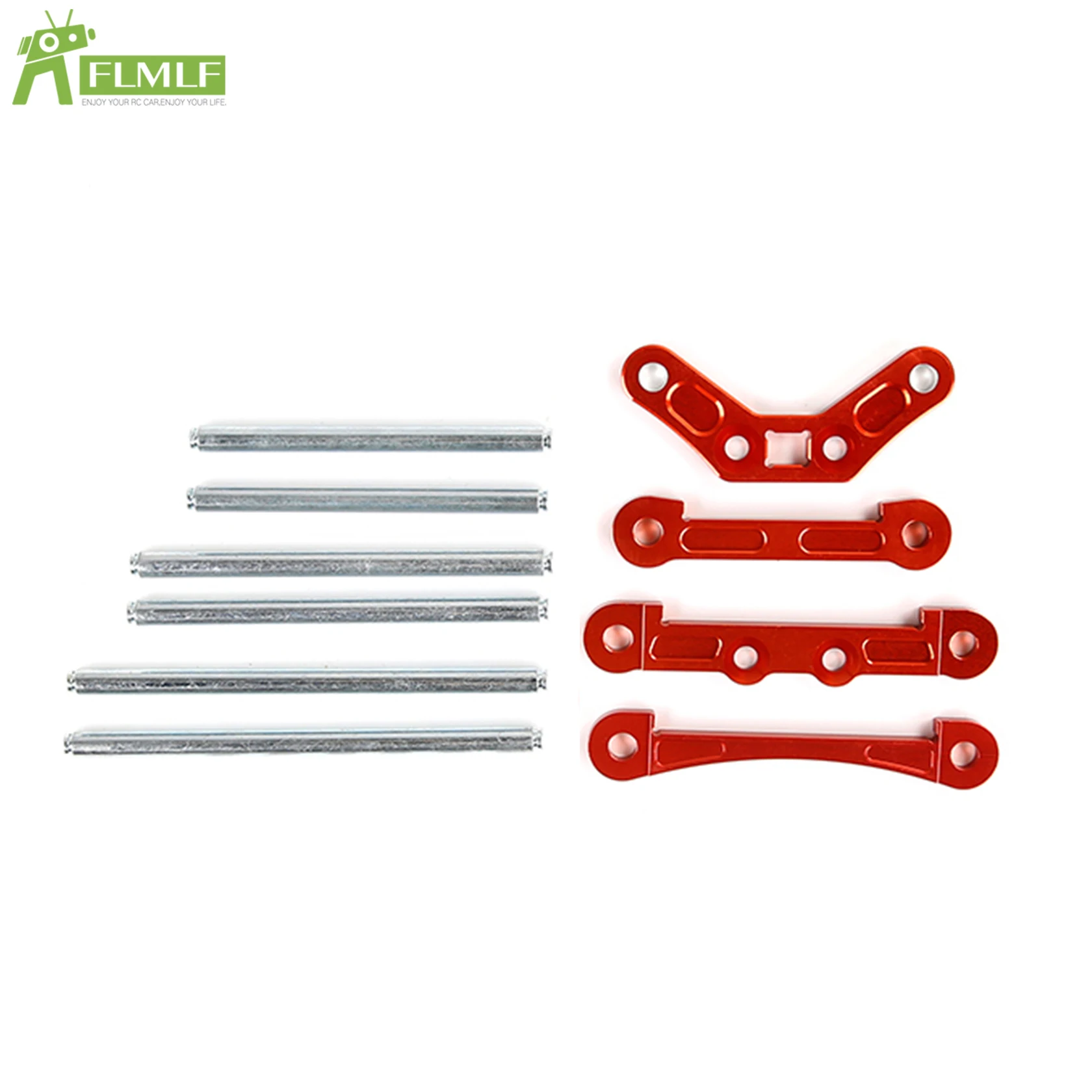 Liga cnc dianteiro e traseiro suspensão eixo pino kit peça de posicionamento para 1/5 hpi rofun baha rovan km baja 5b 5t 5sc rc peças do carro