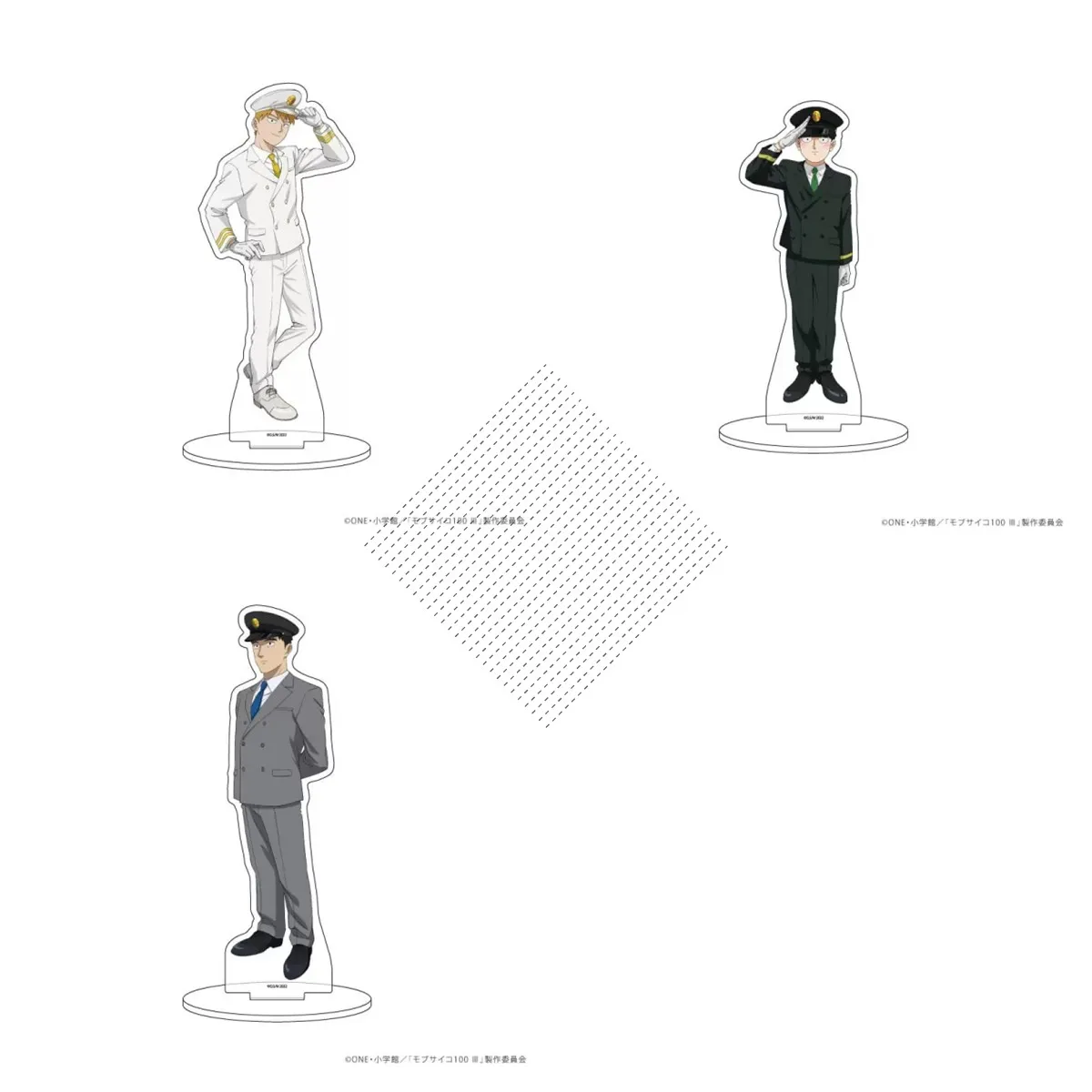 Anime Mobu Saiko Hyaku Kageyama Shigeo Reigen Arataka Mob Psycho 100 Cosplay segno in piedi Souvenir acrilico Halloween regalo di natale