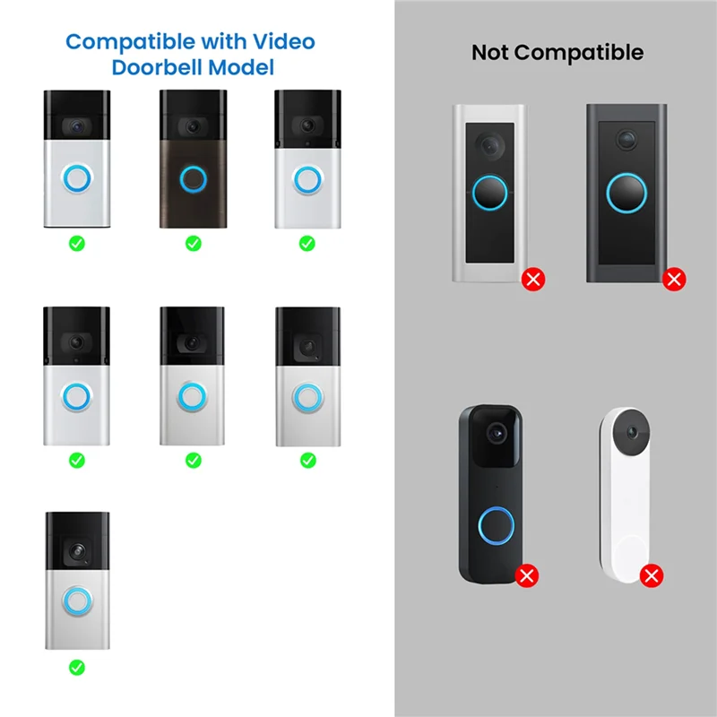 

ABUF-2X Anti-Theft Video Doorbell For Video Doorbell 2/3/3 Plus/4,Battery Doorbell Plus,Battery Doorbell Pro(2024 Release)