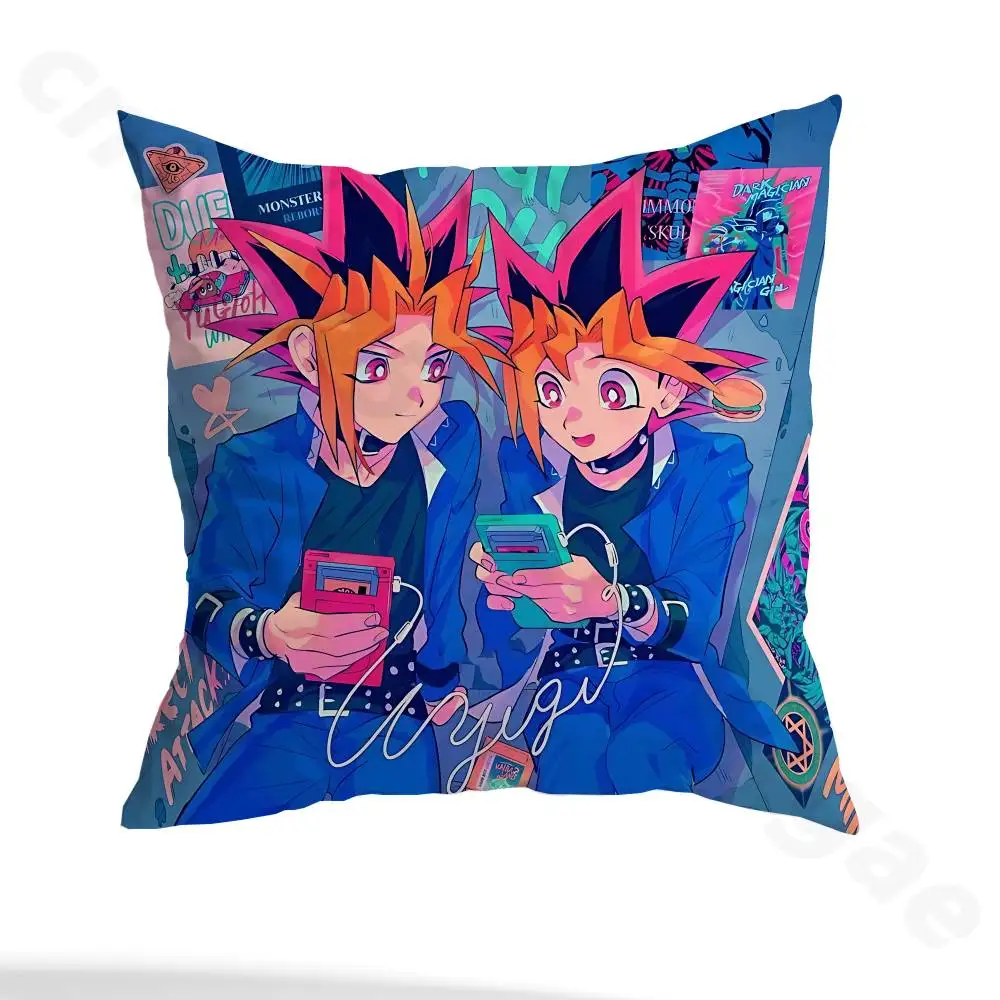Yu-Gi-Oh Anime pillowcase casual style decoration, suitable for home decoration (excluding pillow core)