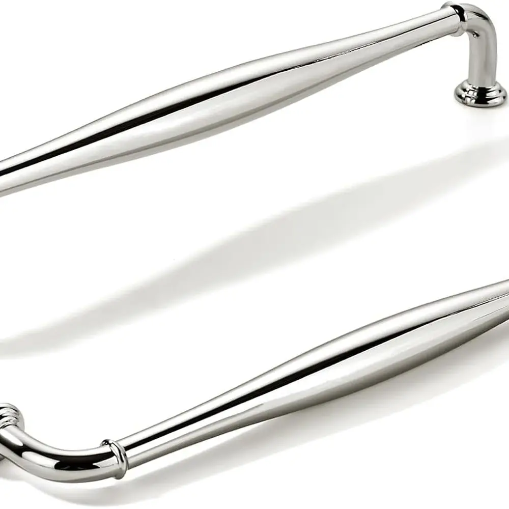 8-Inch Polished Nickel Cabinet Pulls, Heavy-Duty Traditional Handles for Home Storage & Furniture