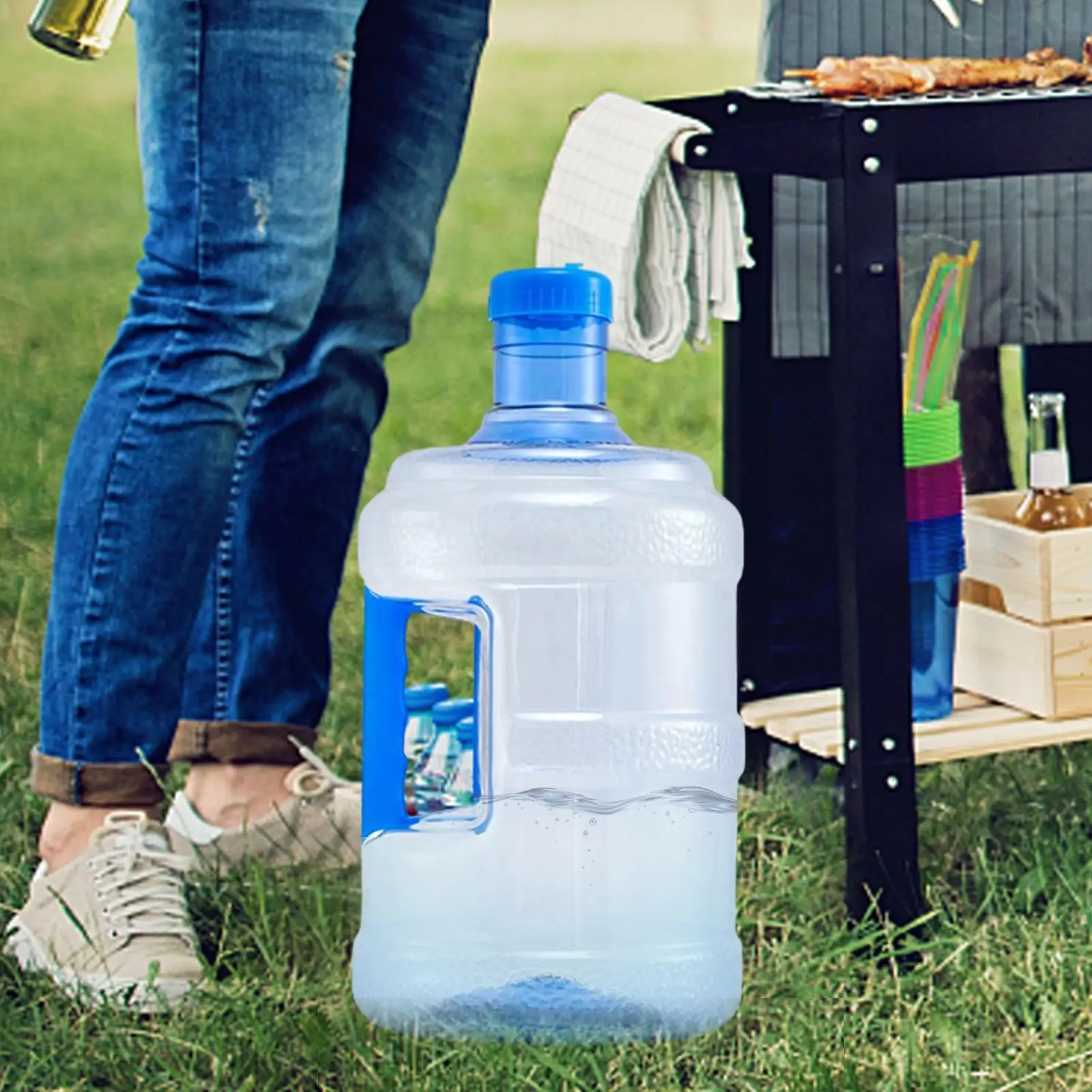 5/7.5L Water Carrier Container Food Grade Portable Water Tank Large-Capacity Outdoor Accessories for Hiking Camping Picnic - view 5