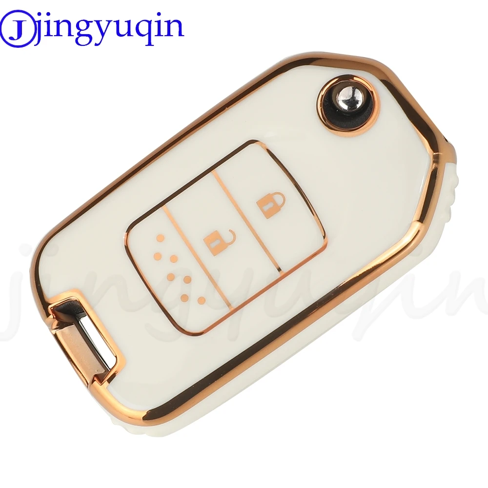 JYQ TPU Remote Car Key Shell Case Cover For Honda Accord Civic City CRV Jazz XR-V Vezel HR-V FRV Odyssey Crider Auto Accessorie