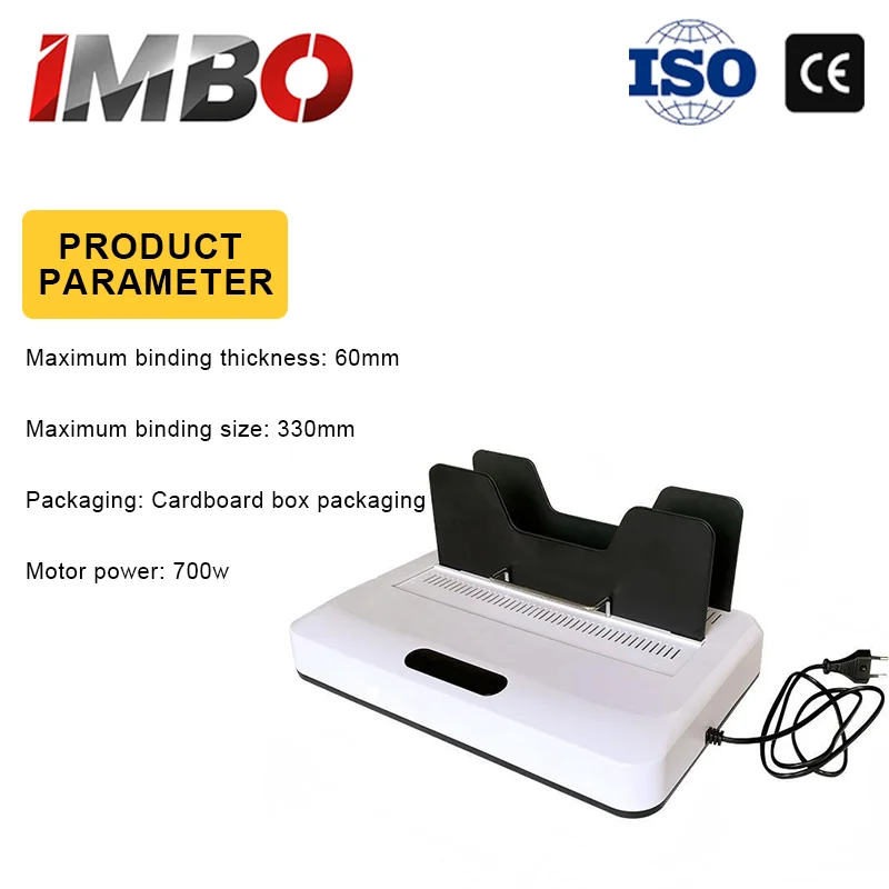 No Preheating Thermal Binding Machine JH-600 Binds 600 Pages in 60s for Office Documents, Contracts & Reports