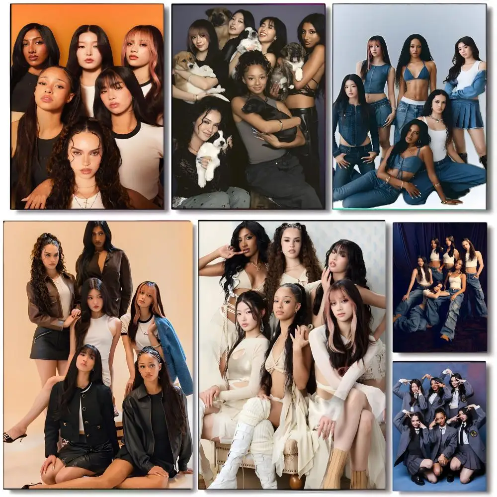 Singer G-Girl Group KATSEYE Poster Wall art print art suitable for living room bedroom bar parlor home decor gift