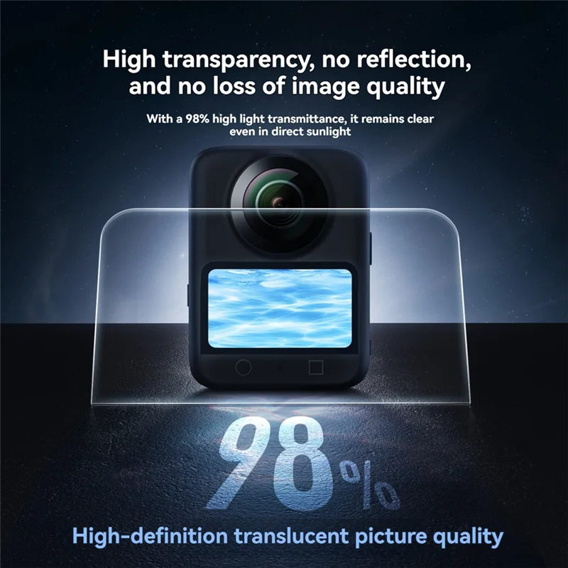 -A21Z HD Tempered Glass Flim For DJI OSMO 360 Photographic Camera For DJI OSMO 360 Screen Anti-Scratch Protective Film