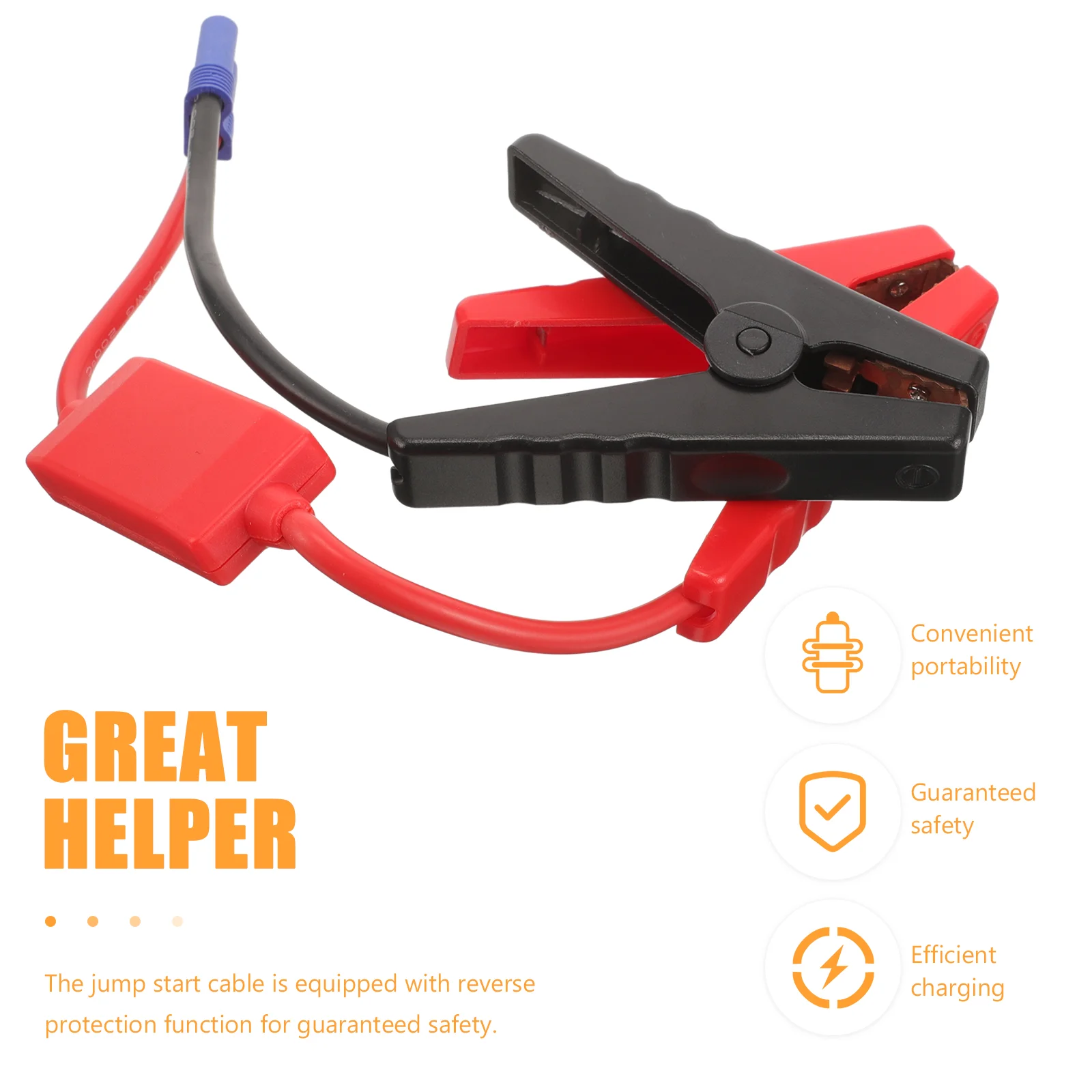 Activate The Power Clamp Portable Car Jump Starter Cables for 12V Jumper Supply Accessory Cars