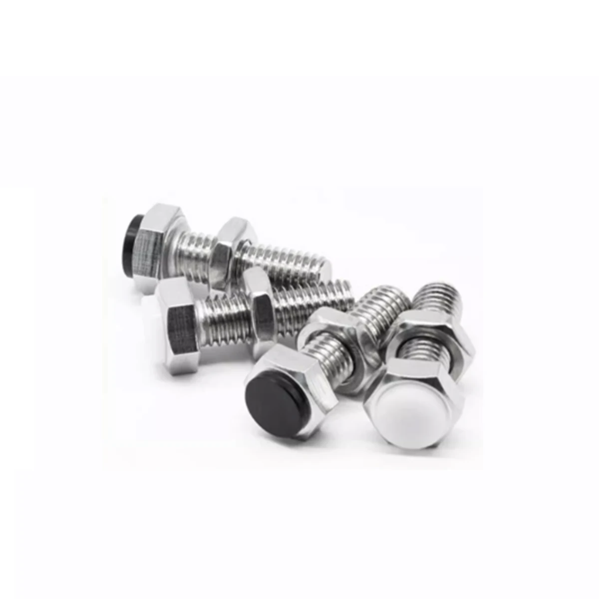 

Hexagonal Stop Bolt With Polyurethane Buffer On The Head M3M4M5M6M8M10M12