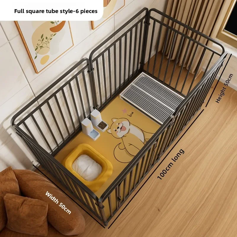 Poodle Corgi Isolation Door Crate Training Pet Supplies Pet Fence Dog Cage Indoor Pet Fence Modular System Small Medium Dogs Toy