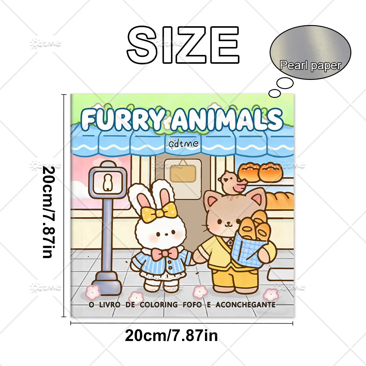FURRY ANIMALS Malbuch für Erwachsene mit niedlichen, gemütlichen täglichen Aktivitäten zur Entspannung (Cozy Spaces Coloring) – Detail 2