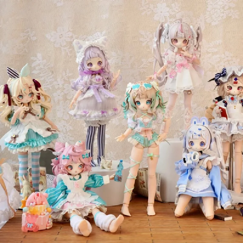 

In stock Launch! Wanmeng Dessert Party MJD Doll - 8-Point Movable Blind Box Figurine | Genuine Mysterious Surprise Toy