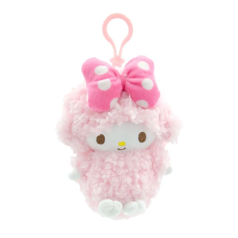 Sanrio Melody Piano Little Sheep Plush Doll Pendant Cute and Sweet Girl Heart Student Backpack Hangup Girl Festival Gift