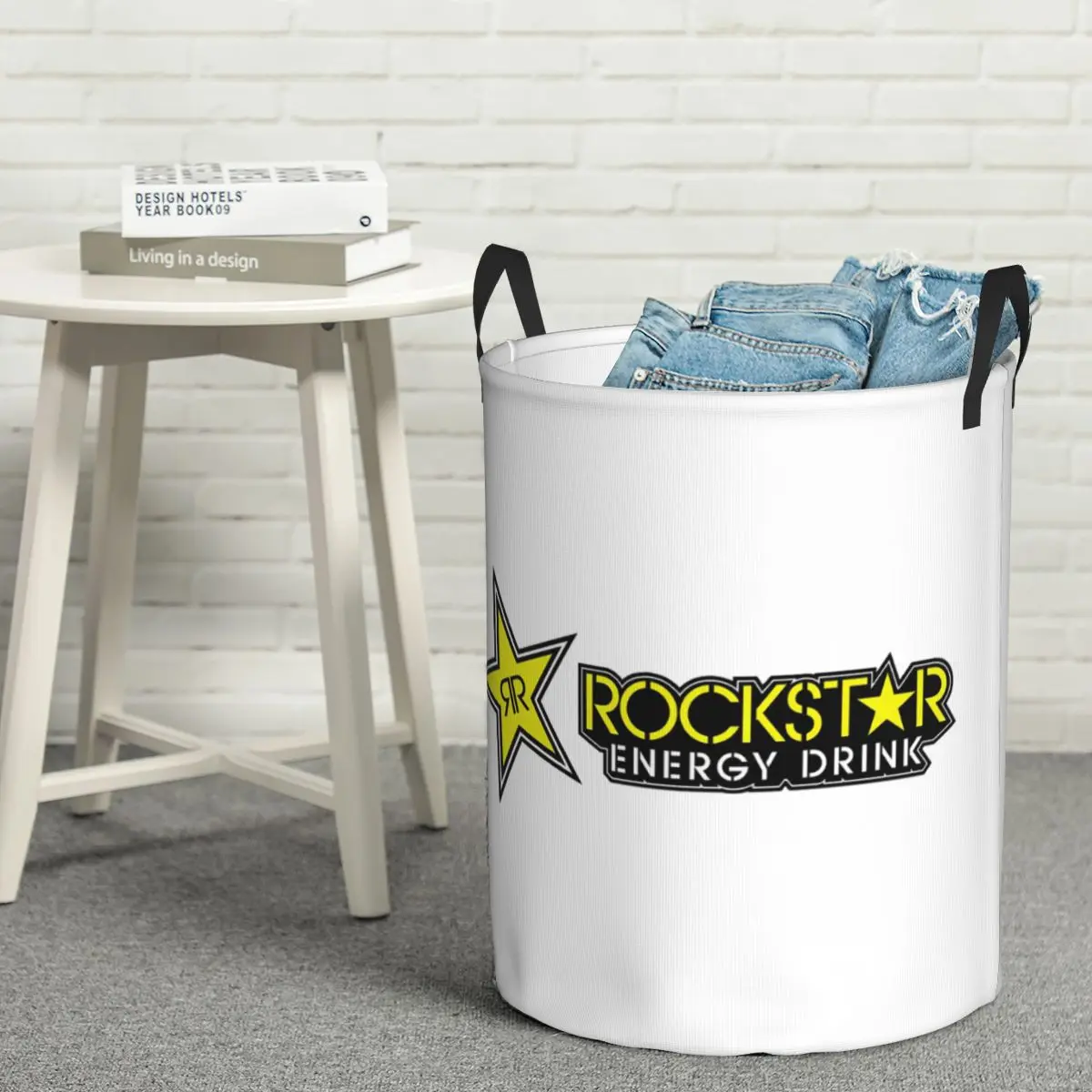 Cesto de Ropa Plegable Rockstar Energy Drink, Cesto de Lavandería Grande, Cesta para Lavar Ropa de Bebé, Organizador del Hogar