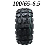 11 Inch Off-road Vacuum Tire 100/65-6.5 Tubeless Anti Skid Wheel Tyre for Electric Scooter Dualtron Parts