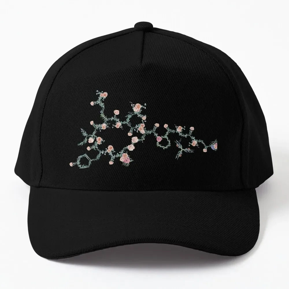 Oxytocin Rose Flower Love Molecule Baseball Cap Brand Man Caps Ball Cap Beach Hats Women'S Cap Men'S