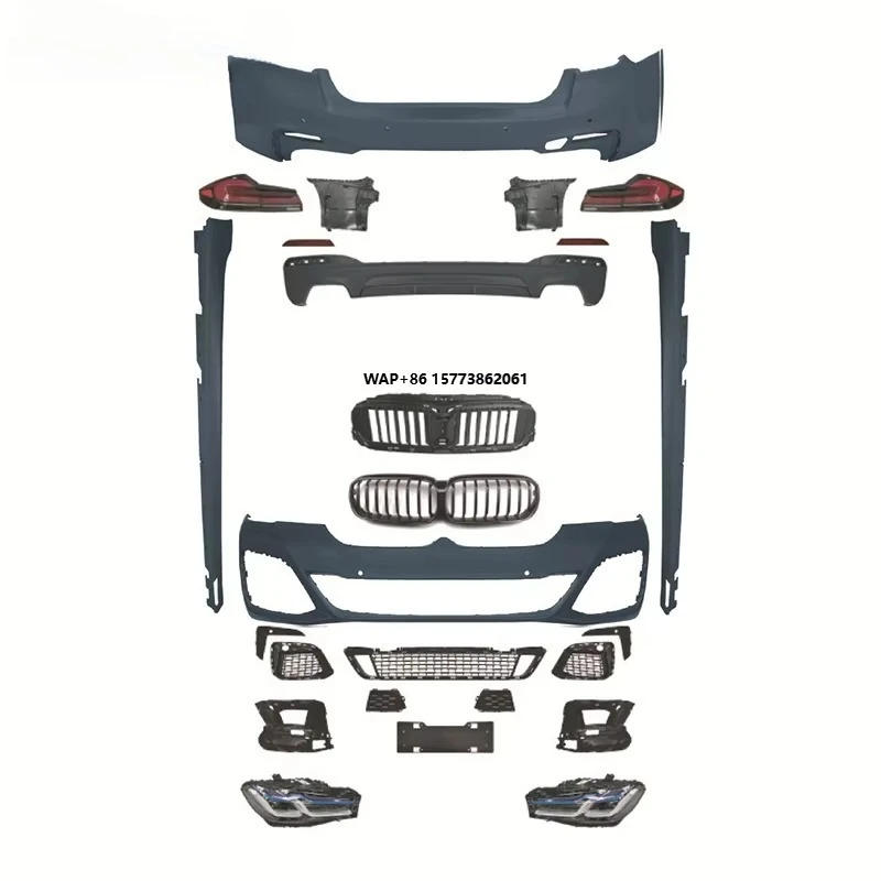 

Body Kit Suitable for 5 Series G30/G38 Surround Grille Bumper Old Modified New 2018 Modified 2020