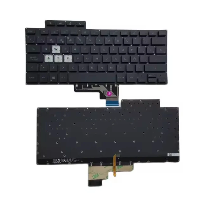 Keyboard For ASUS TUF Dash F15 FA516 FX516 FX516PR FX516P FX516PM FX516PE With Backlit V202526CS1 SP Spanish Layout