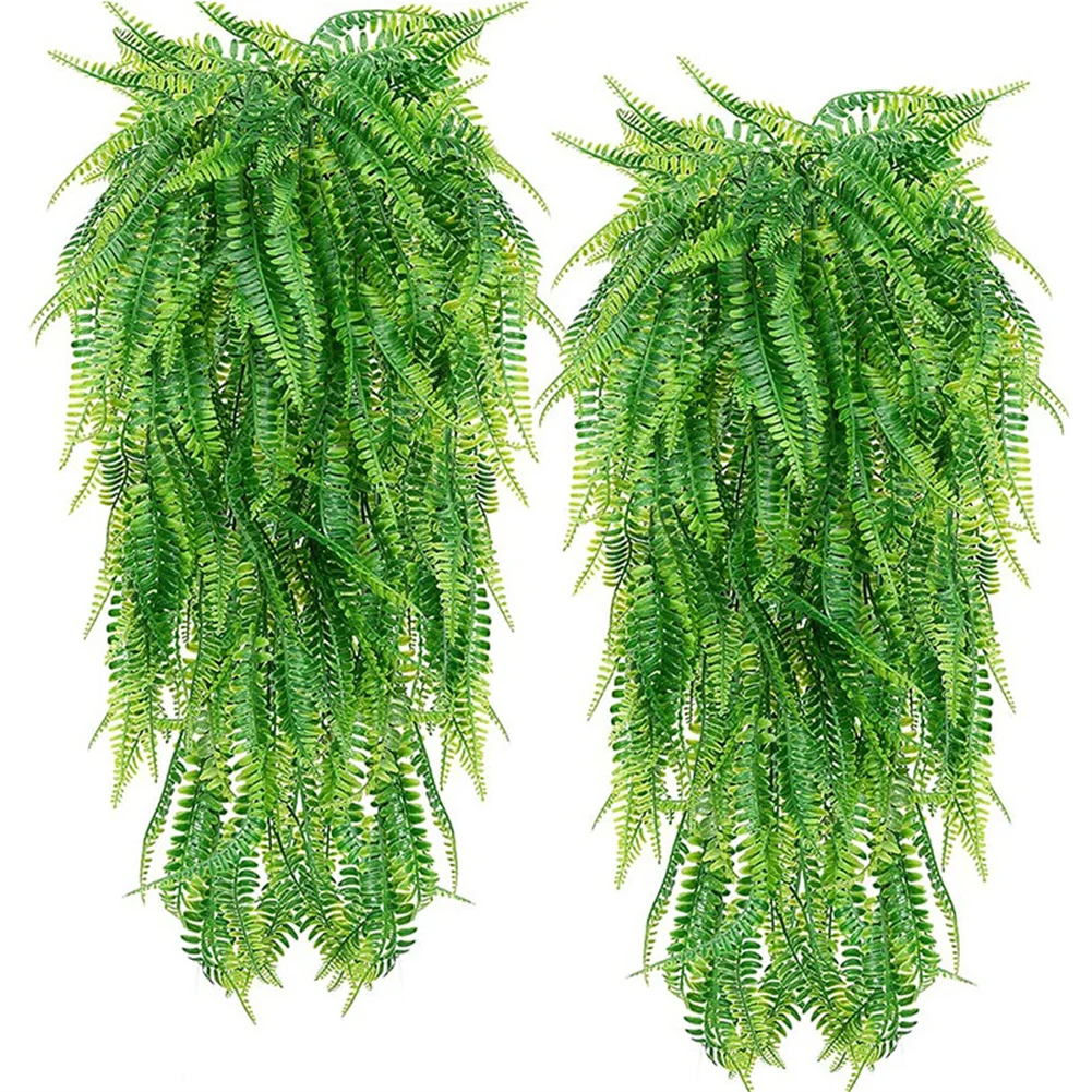 Simulation Fern Grass Green Plant Artificial Fern Persian Leaves Flower Persian Fake Ivy Vine Grass Wedding Party Wall Home