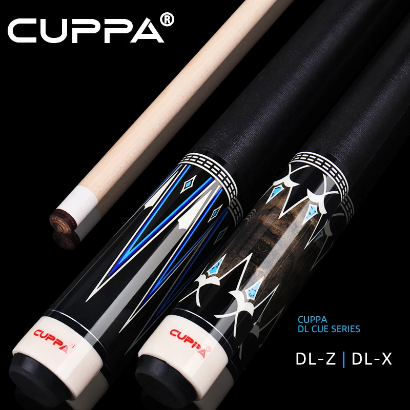 

CUPPA-Professional Billiard Cue Stick, 9-Ball Pool Cue, 1/2 Split, 11.75mm, 12.75mm Tip, DL Cue Case