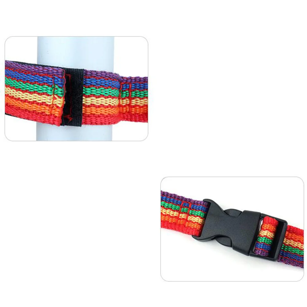 ديزي سلسلة طبقة مزدوجة خيمة التخييم حبل الحبل الملونة لتعليق الكؤوس الأواني الأطباق قارورة عازلة خط تجفيف السفر