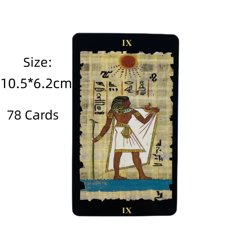 Egyptian Tarot Cards A 78 Deck Oracle English Visions Divination Edition Borad Playing Games