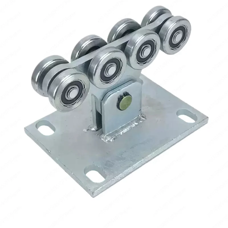 Direct sales villa suspension door pulley construction site trackless door roller electric sliding door caster ground rail wheel