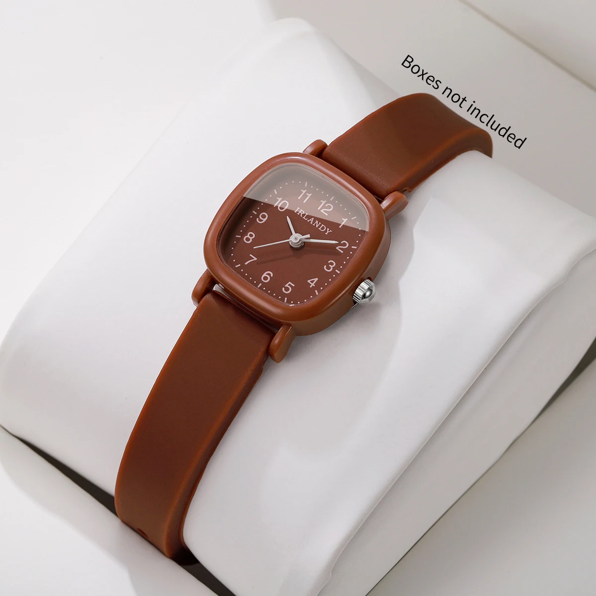 Fashion Women Square Quartz Watch Silicone Strap Minimalist Ladies Wristwatch Casual Student Clock Relogio FemininoWithout Box