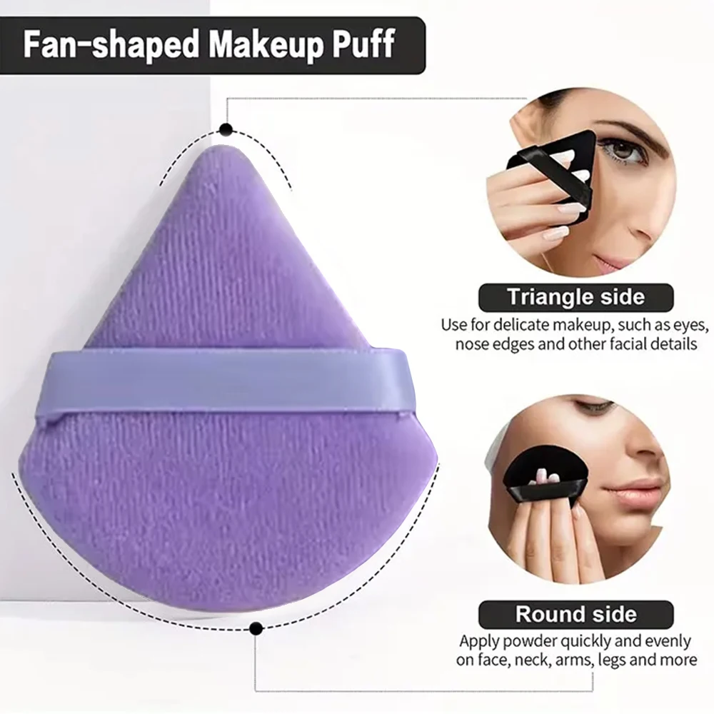 Conjunto de esponja de maquiagem com jarra, 14 peças, sem látex, esponja de maquiagem, sopro de dedo, dupla utilização, base seca e molhada, cosméticos, maquiagem lavável