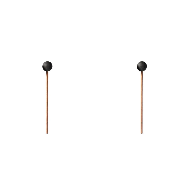 ABJX New 2PC Silicone Material Make Whale Sound Mallet For Playing Gong For Spiritual Healing Sounds S