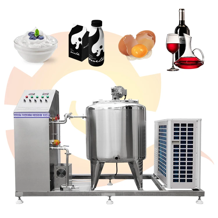 

Pasteurized Whole Fruit Juice Yogurt Milk 50 1000 Liter Pasteurization Milk Batch Pasteurizer And Homogenizer For Milk