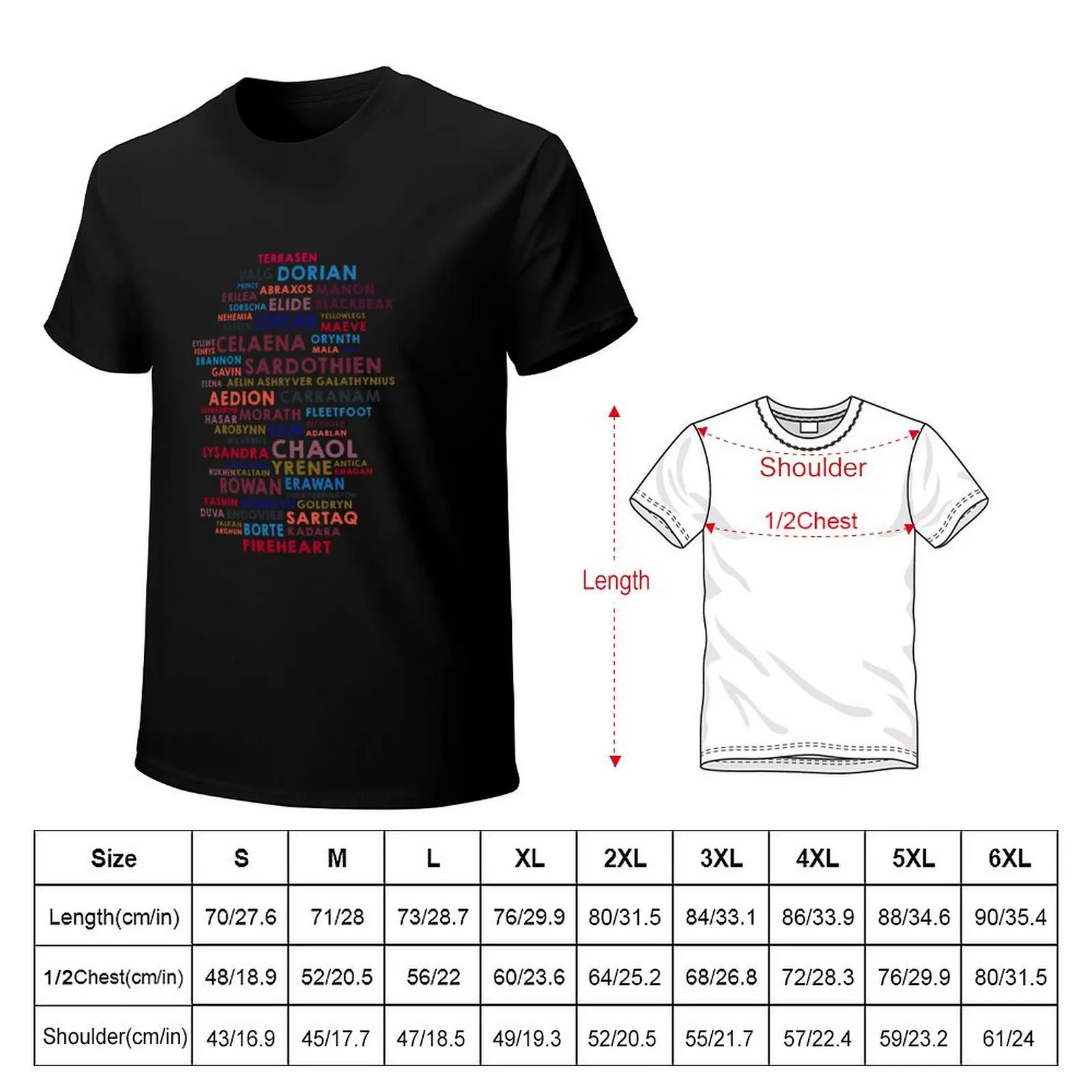 throne of glass T-Shirt Stylish Print Short Sleeve Tee