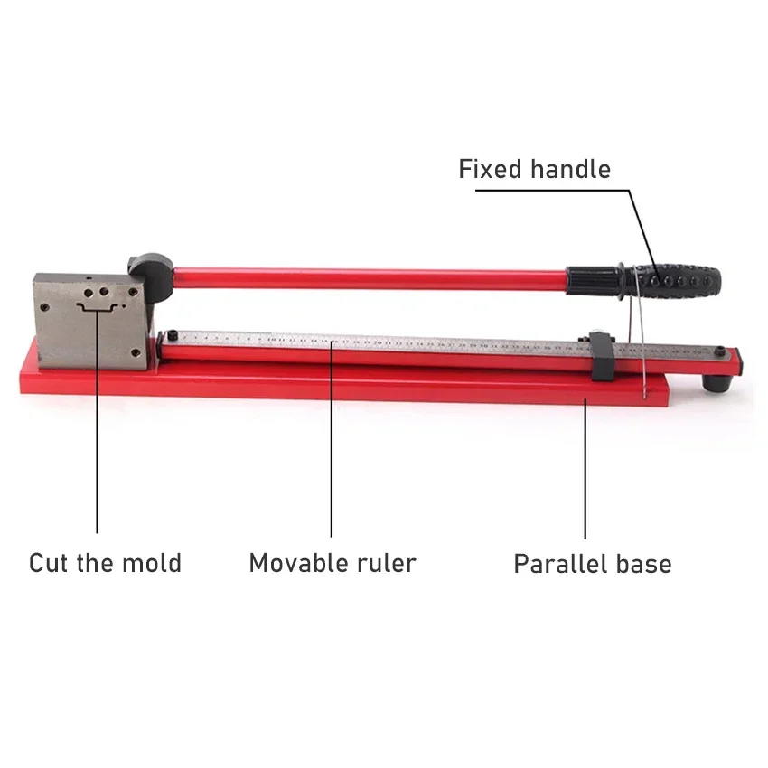 Industrial C45 Guide Rail  For Steel And Aluminum Air Opening Guide Rail Cutter Aluminum Guide Rail Cutting Machine 0.5-1.2mm