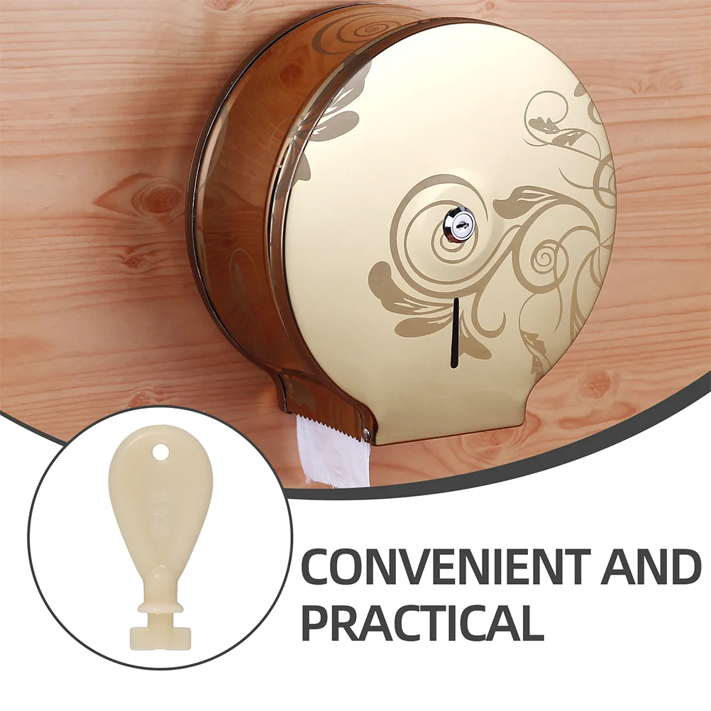  3 Pcs Tissue Box Key Paper Towel Plastic Toilet Commercial Dispenser Keys Replace Replacement Abs Hand - Image 3
