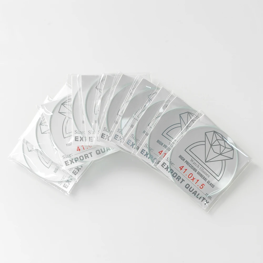 

25 шт./кор. круглое минеральное однокуповое стекло для часов с кристаллами 1,5 мм 31 мм-41,5 мм увеличительное стекло для часов для часовщиков