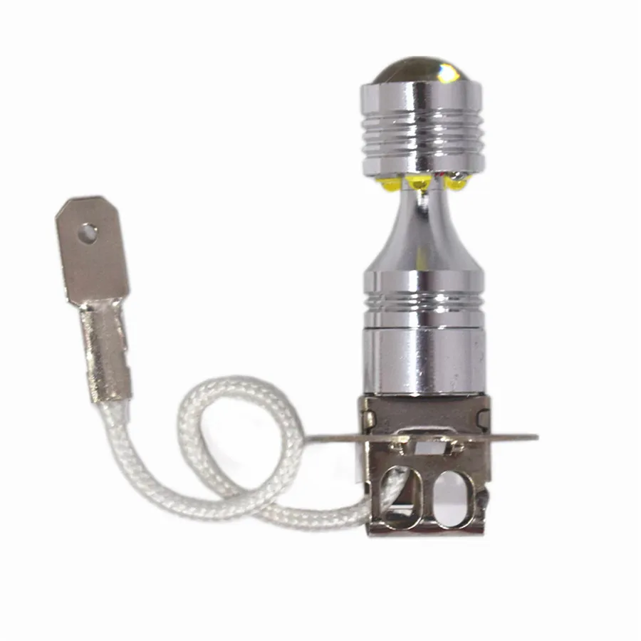 1 Pair H3 LED Car Fog Lamp Car headlight 30w Auto lights car led bulbs Car Light Source DC 12V-24V 6000K White
