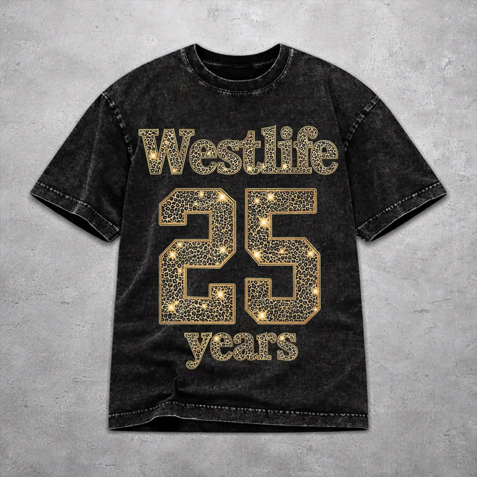 Men Women Westlife 25th Anniversary Tour 2026 T Shirt Printed Washed Vintage  Harajuku Streetwear T-Shirts