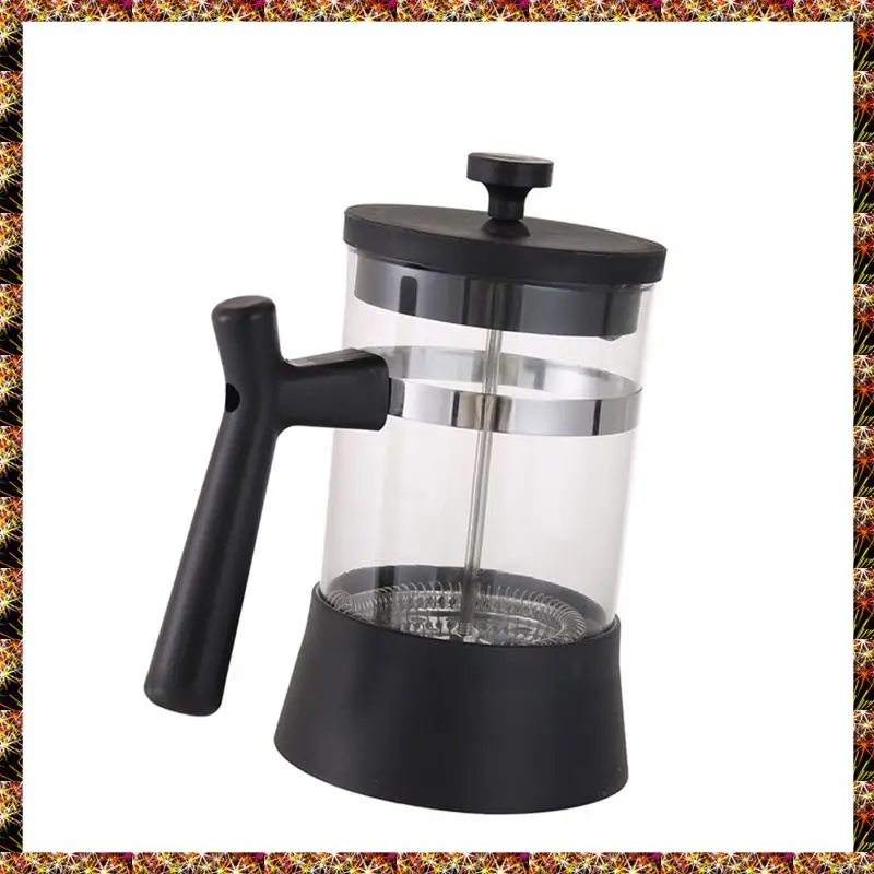 BTCL Hand-Crafted High Borosilicate French Press - Durable And Heat-Resistant Coffee And Tea Filter Maker