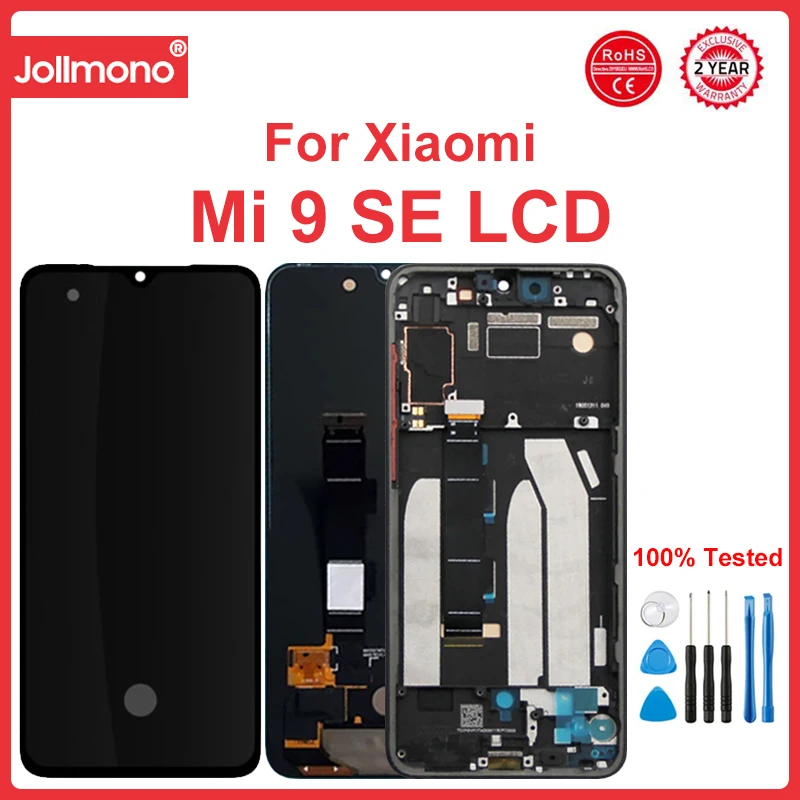 

Display Screen for Xiaomi Mi 9 SE Lcd Display Touch Screen Digitizer with Frame For Xiaomi Mi 9SE Mi9 SE M1903F2G Replacement