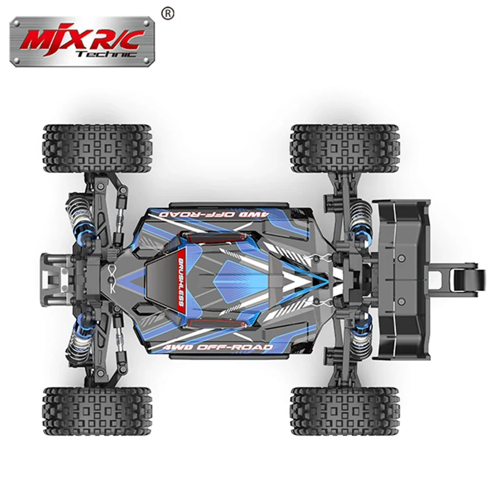 MJX 16207 16208 16209 16210 1/16 Bezszczotkowy samochód zdalnie sterowany 2.4G 4WD 50KMH 65KMH Szybkie ciężarówki terenowe