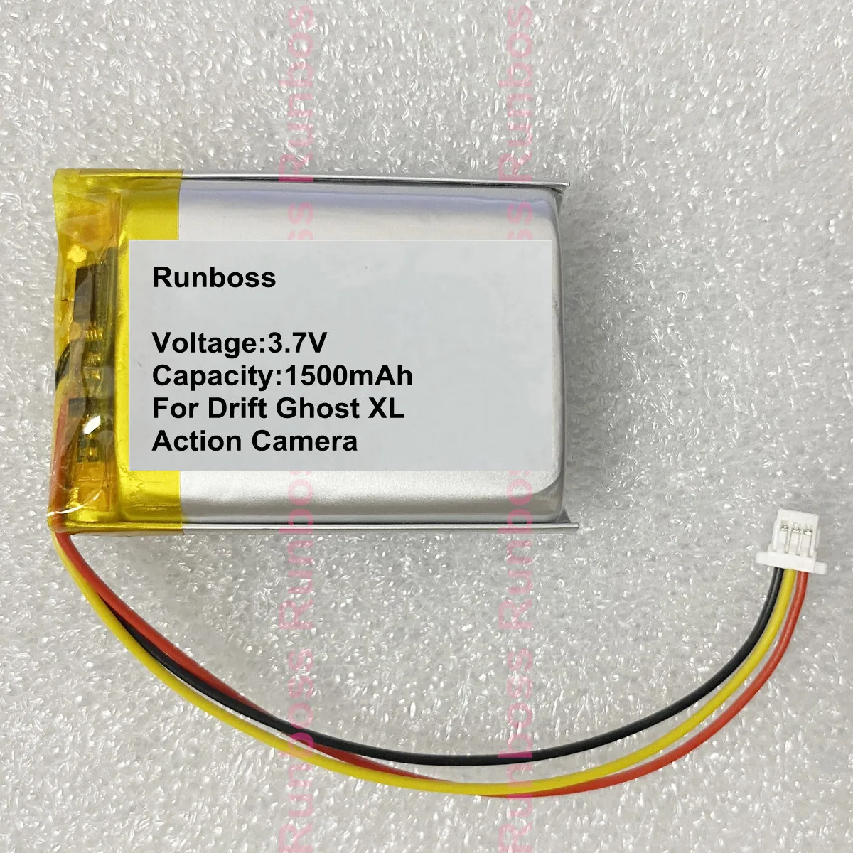 3.7V 1500mAh Battery For Drift Ghost XL Action Camera Sport Motorcycle Bike Bicycle Helmet
