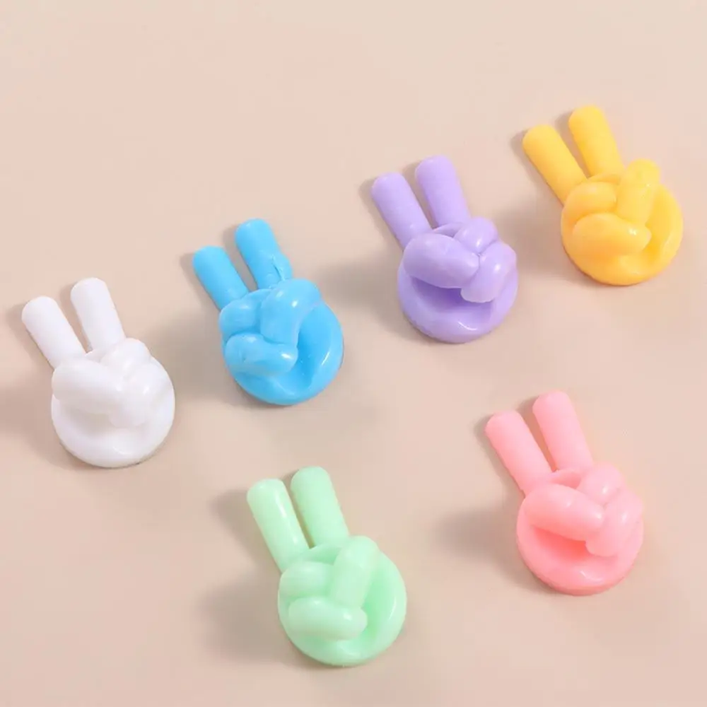 PVC Creative Thumb Cable Organizer Self-Adhesive Thumb Self-Adhesive Thumb Wire Holder Ins Cord Holder