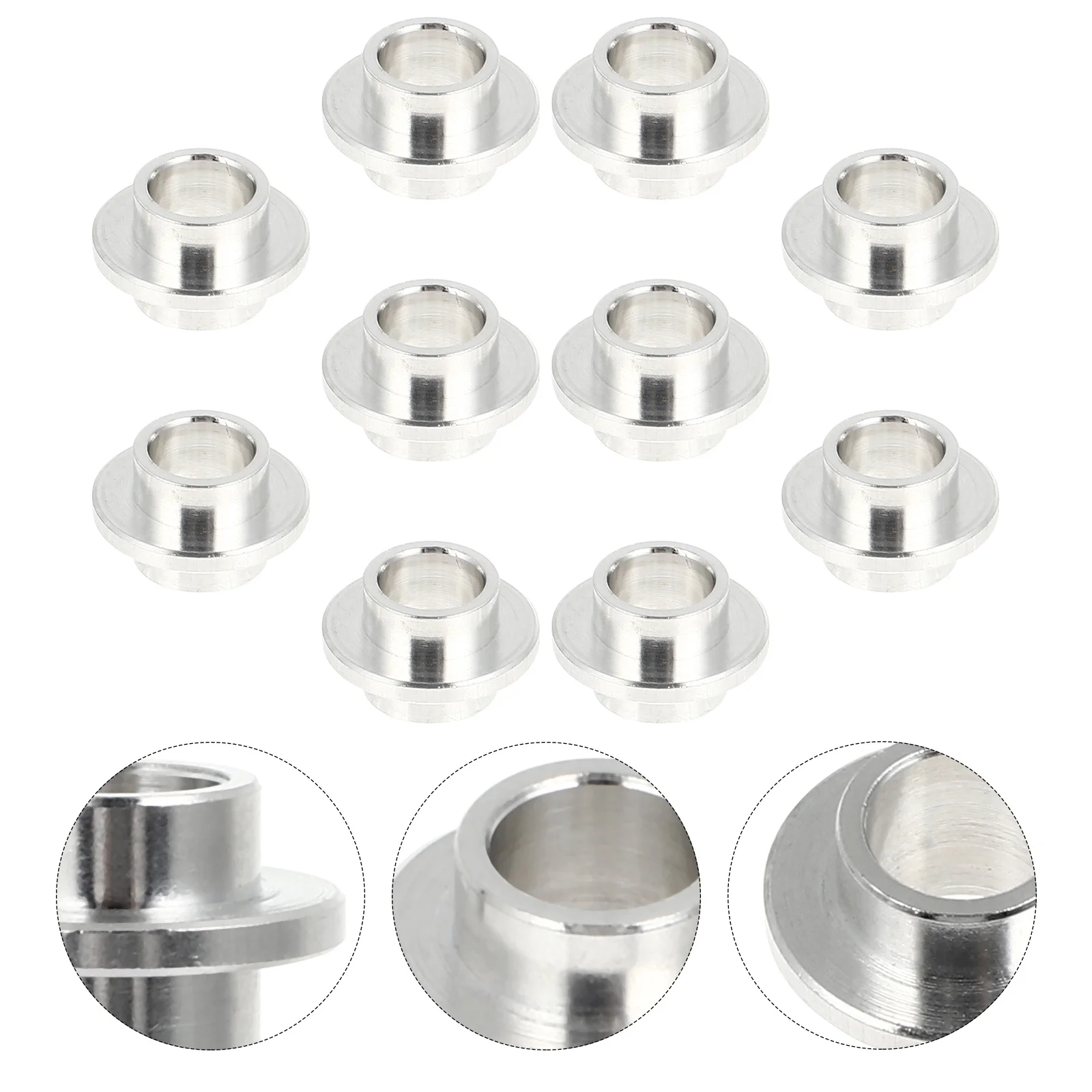10pcs Metal Bearings For Roller Skates High Speed Smooth Durable Wheel Bearings Inline Skating Supplies Cycling