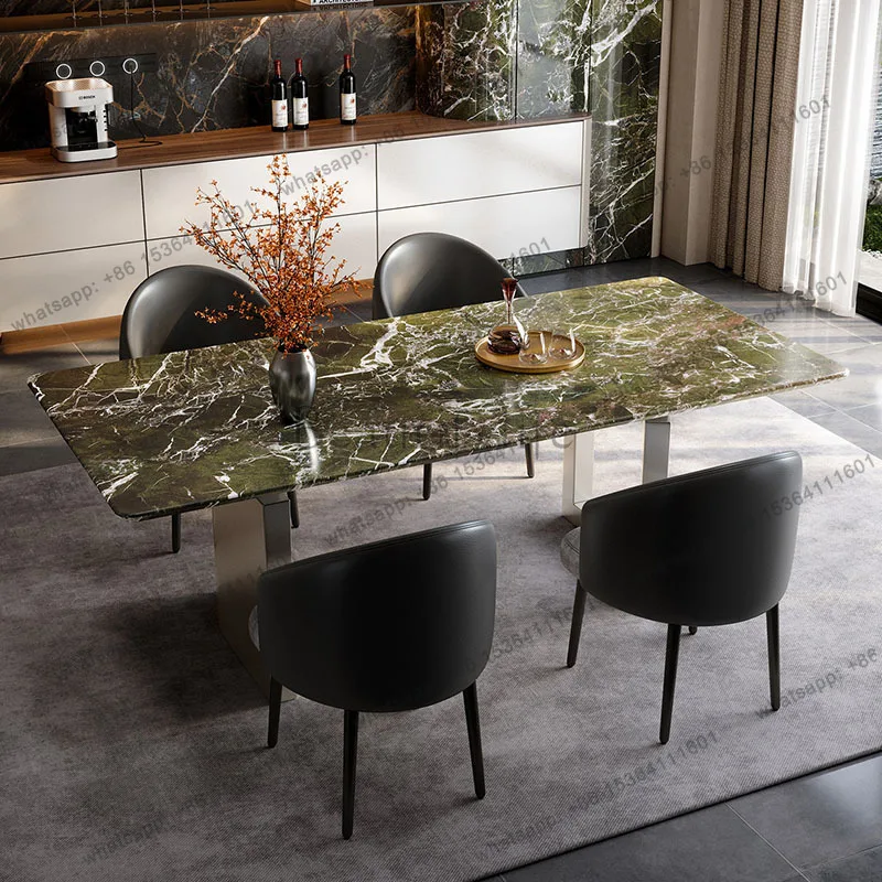 PG Extending Luxury Dining Table Coffee Restaurant Kitchen Center Writing Dining Table Designer Modern Muebles Salon Furniture
